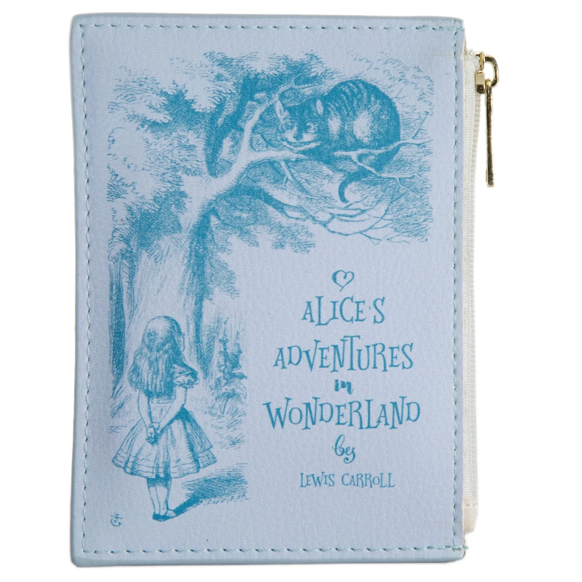 Alice in Wonderland Original Purple Book Coin Purse Wallet