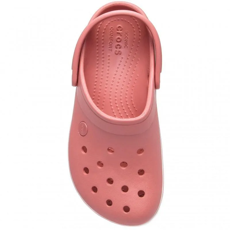 Authentic Crocs Crocband Platform Clog - Blossom/ White