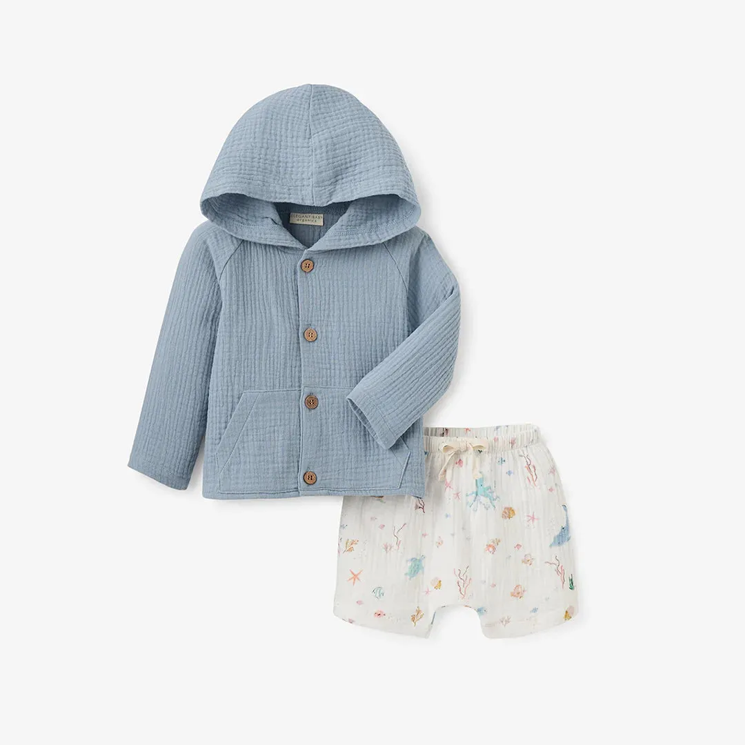 BA - Ocean Adventure Short and Hoodie Set