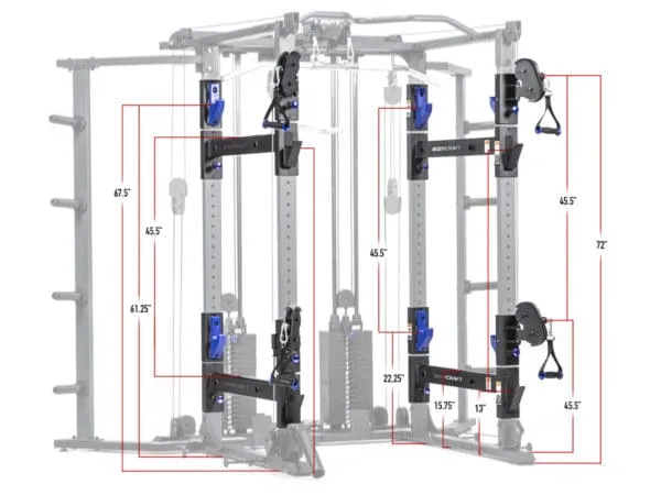 BodyCraft RFT Pro Rack Functional Trainer