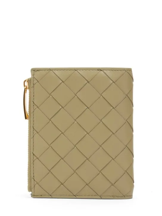 Bottega Veneta   Intrecciato small bi-fold leather wallet 