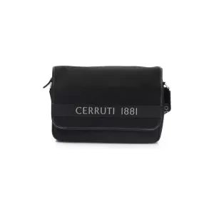 Cerruti 1881 Black Nylon Men Messenger Bag