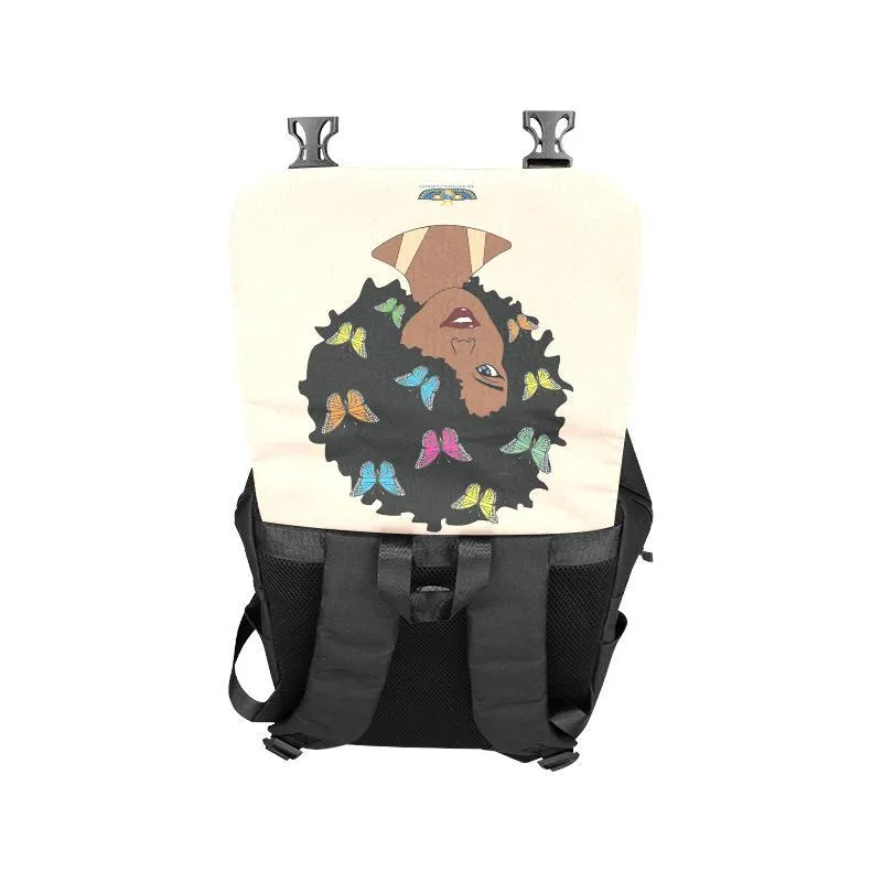 Chocolate Butterfly Diva Shoulders Bookbag