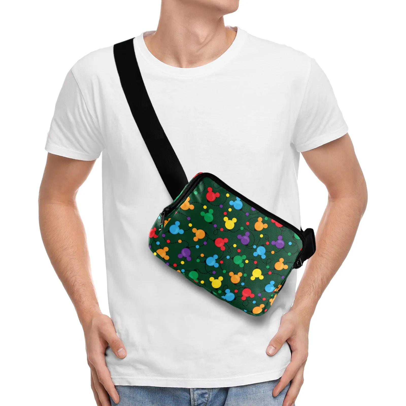 Christmas Lights Belt Bag