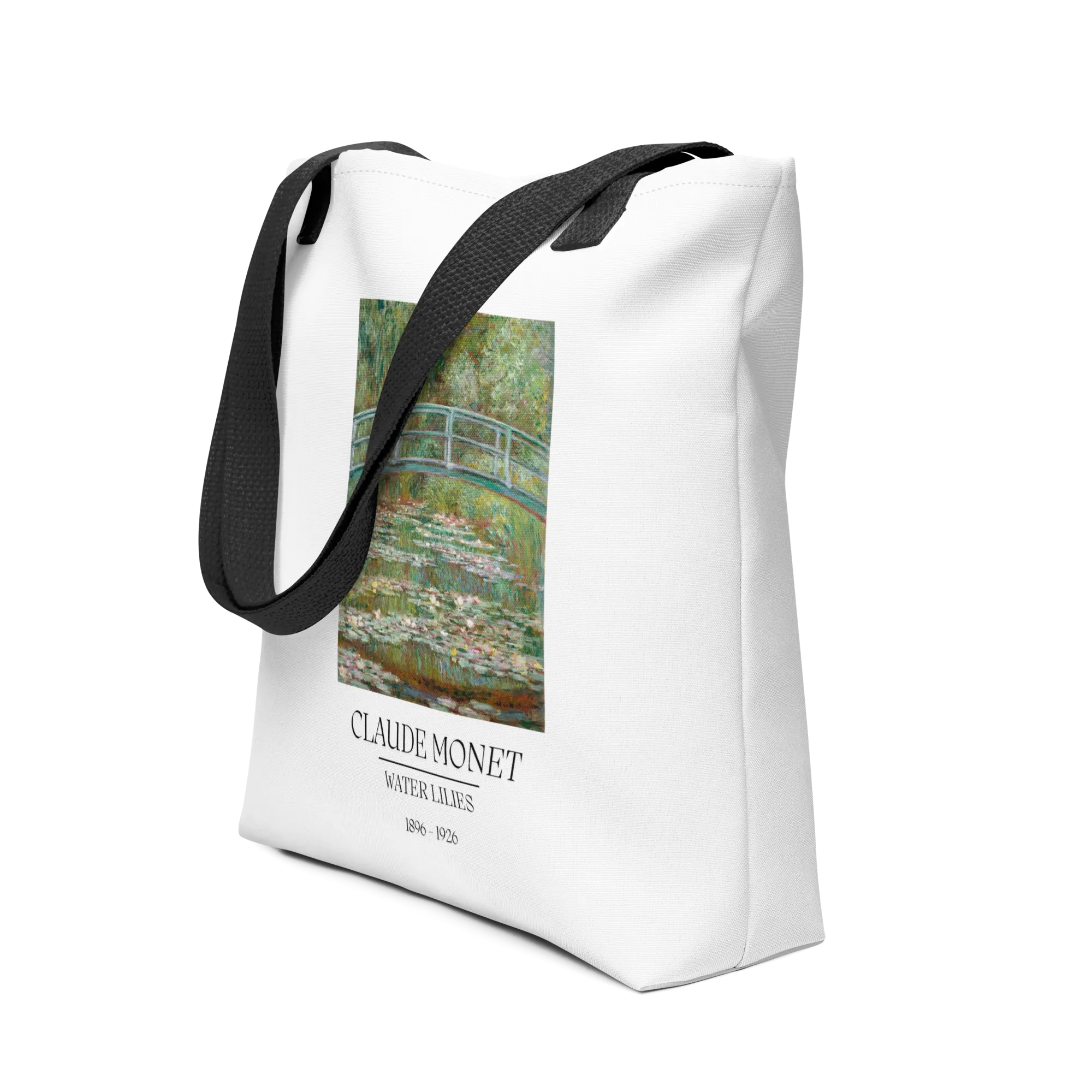 Claude Monet Inspired Water Lilies Tote Bag