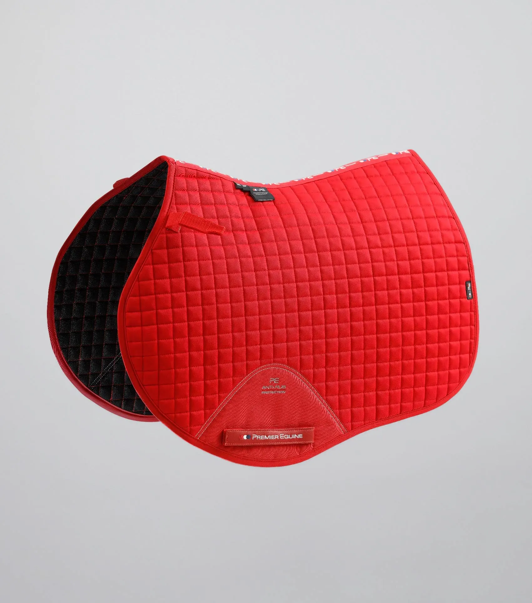 Close Contact Cotton GP/Jump Saddle Pad Red