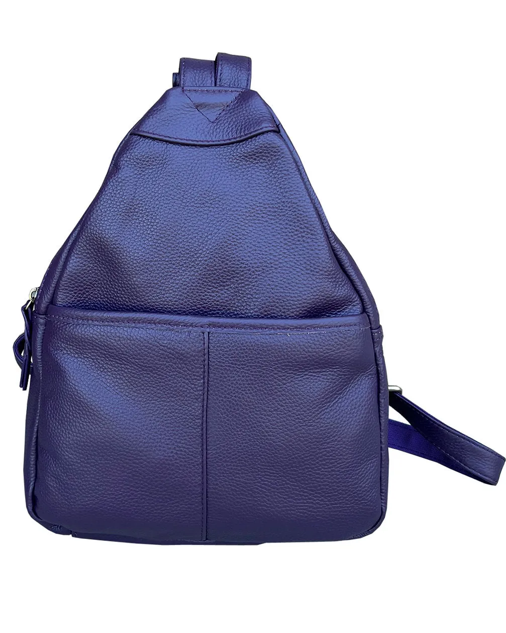 Concealed Carry Lockable Leather Backpack