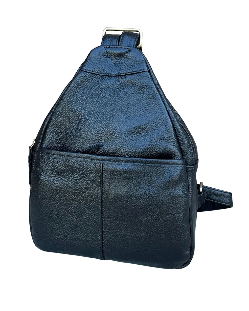 Concealed Carry Lockable Leather Backpack