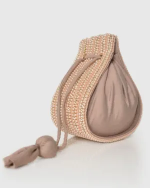 Coral Charm Potli Bag