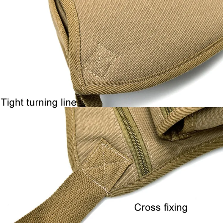 Cycling Canvas Waist Bag Outdoor Multi-Functional Leg Bag Casual Sports Waist Bag(Army Green)