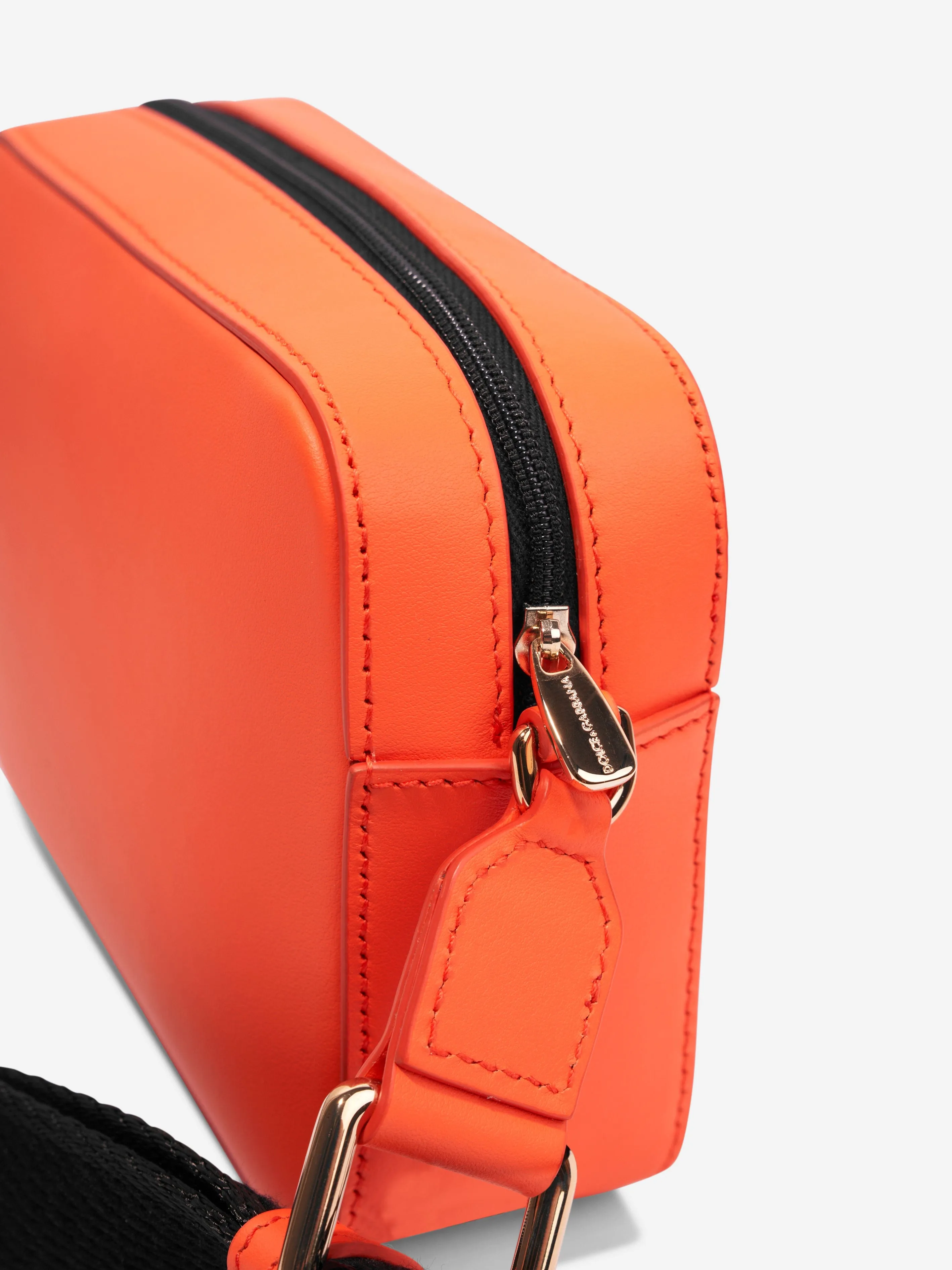 Dolce & Gabbana Baby Leather Logo Changing Bag in Orange