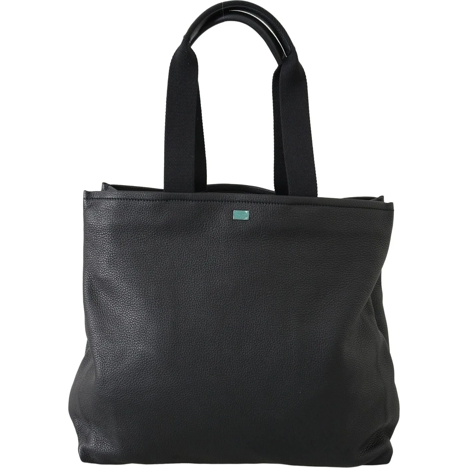 Dolce & Gabbana Elegant Black Leather Tote for Men