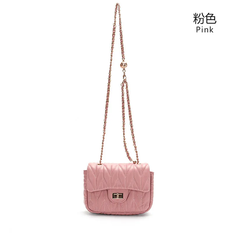 DUNNMALL Small Bag for Women Mori Style Small Golden Balls  Summer New Fashion High-Grade Diamond Plaid Chain Bag Elegant Crossbody Bag