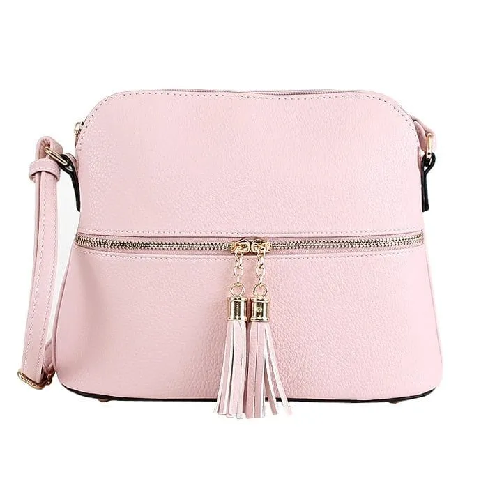 DX93031 HY3031 Dome Fashion Crossbody Bag with Tassel