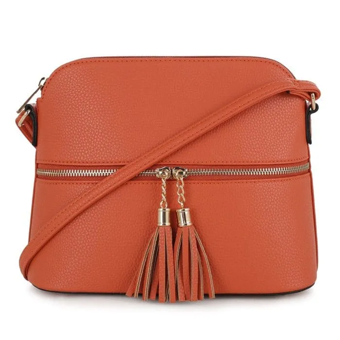 DX93031 HY3031 Dome Fashion Crossbody Bag with Tassel