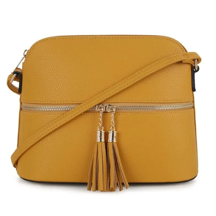 DX93031 HY3031 Dome Fashion Crossbody Bag with Tassel