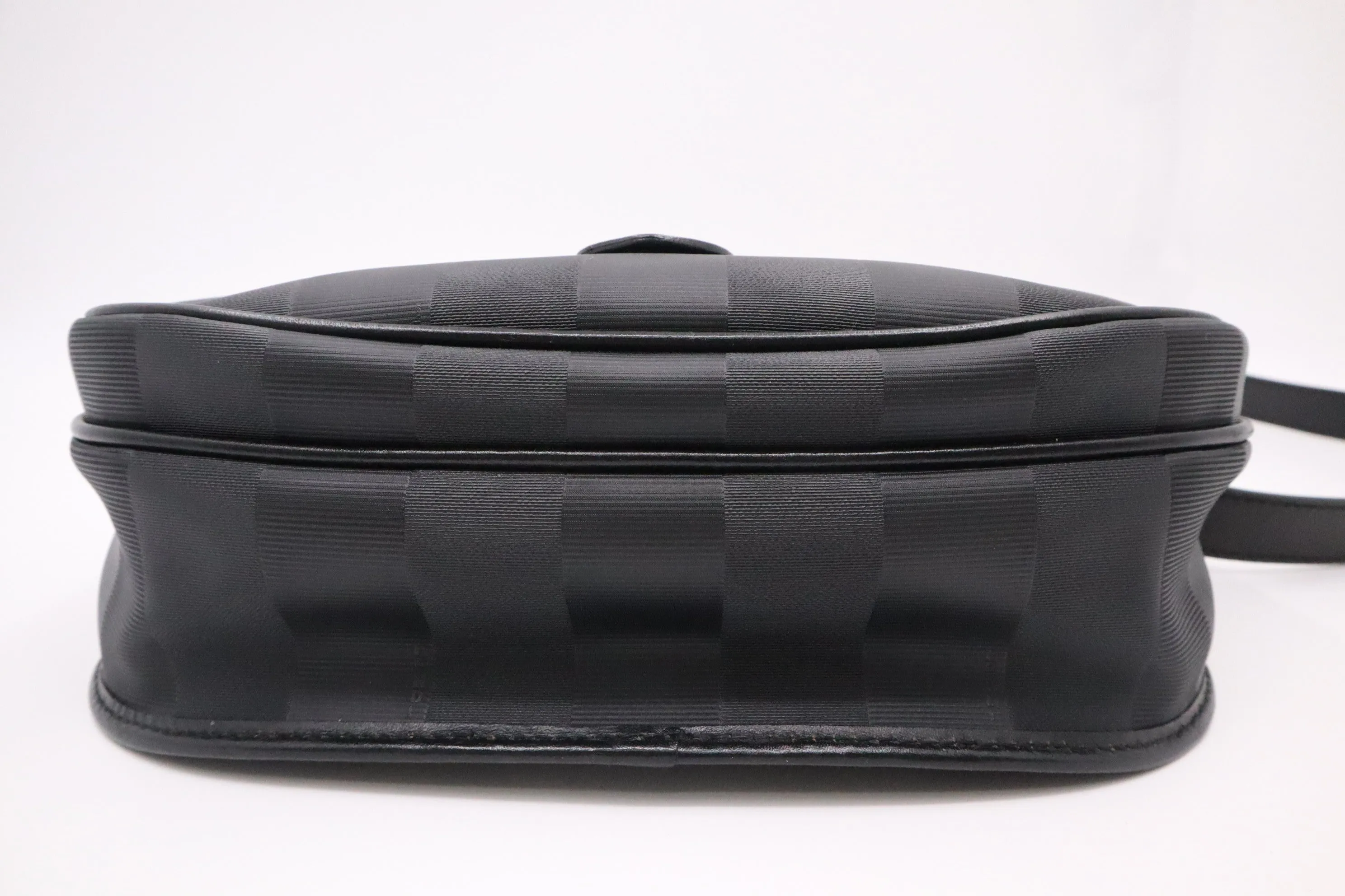 Fendi Medium Crossbody in Black Pequin Canvas