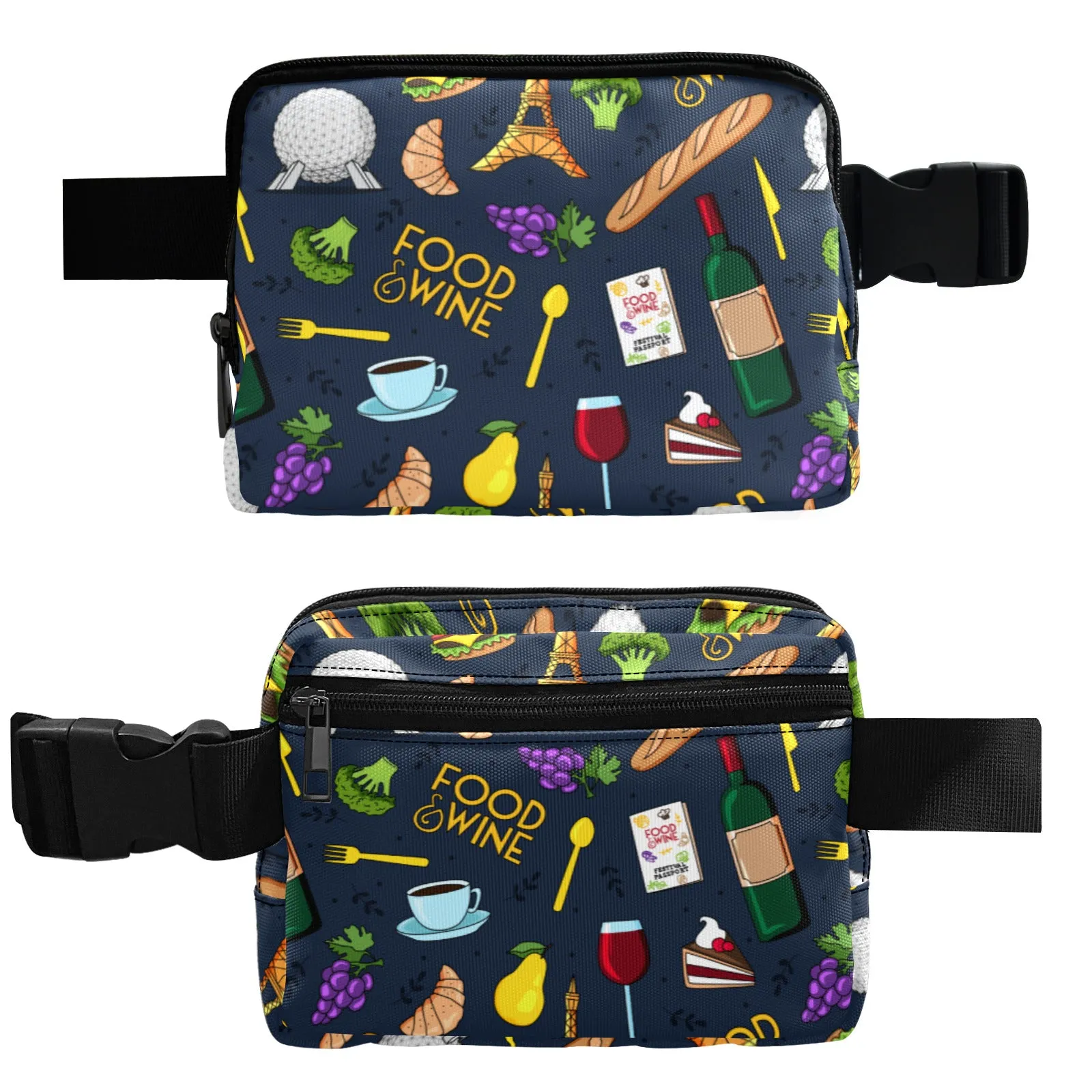 Food And Wine Belt Bag