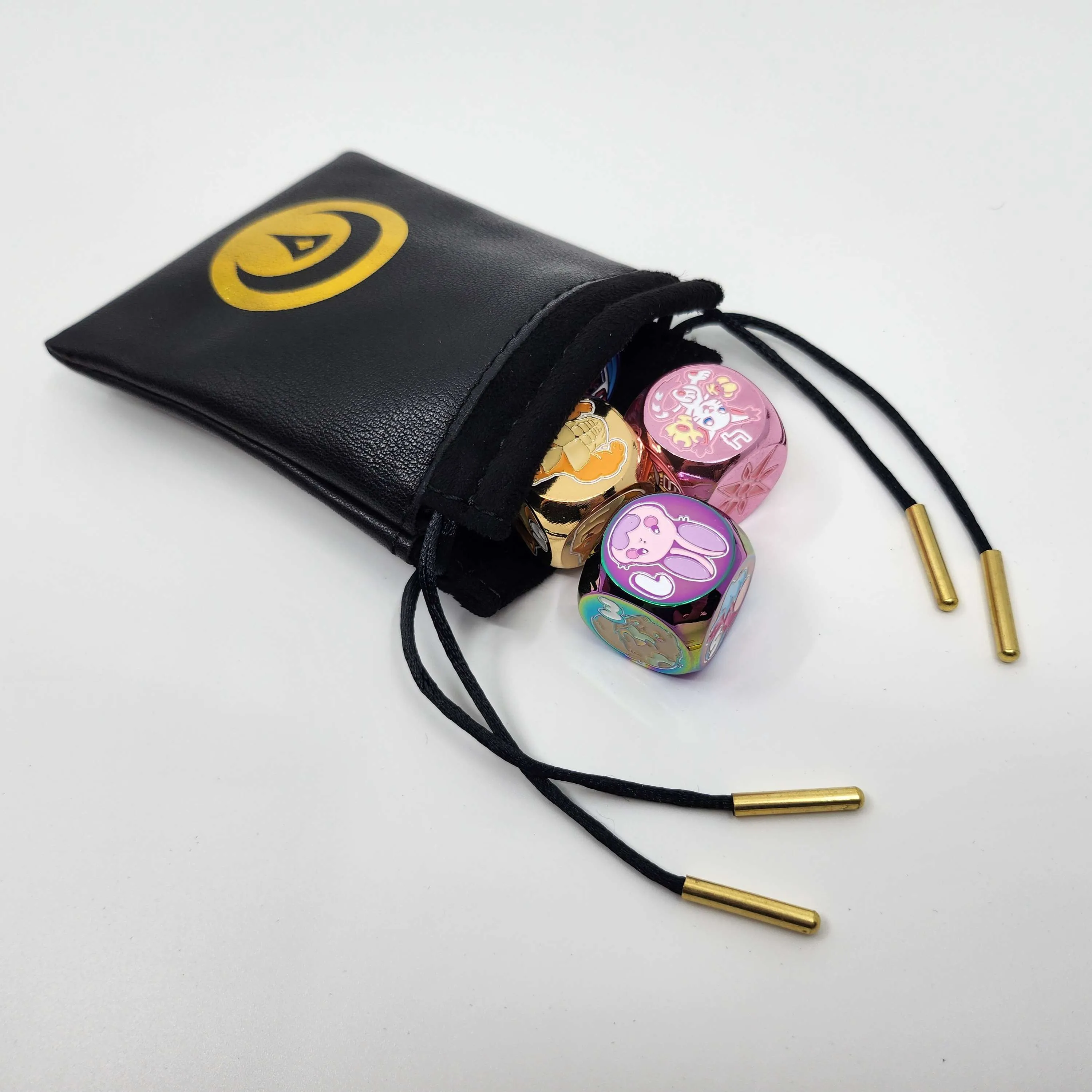 Genuine Leather Dice Bag