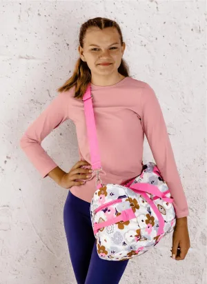 Girls Duffle Sports Bag - Classic Floral