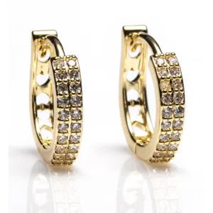 GOLD HOOP EARRINGS