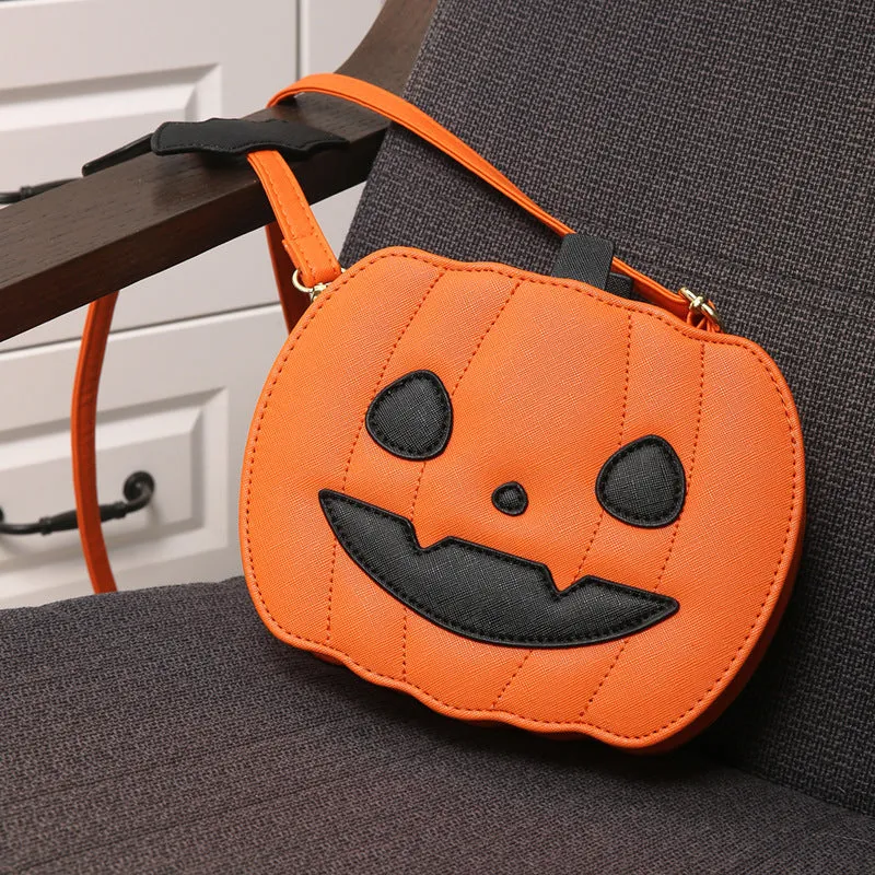 Halloween Pumpkin Cross Body Shoulder Bag