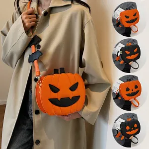 Halloween Pumpkin Cross Body Shoulder Bag