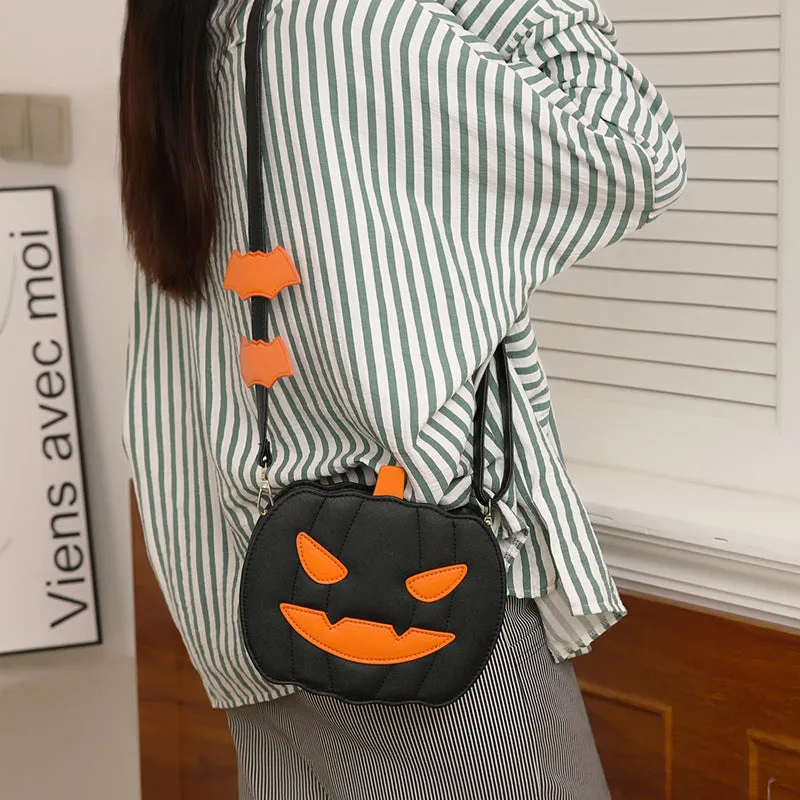 Halloween Pumpkin Cross Body Shoulder Bag