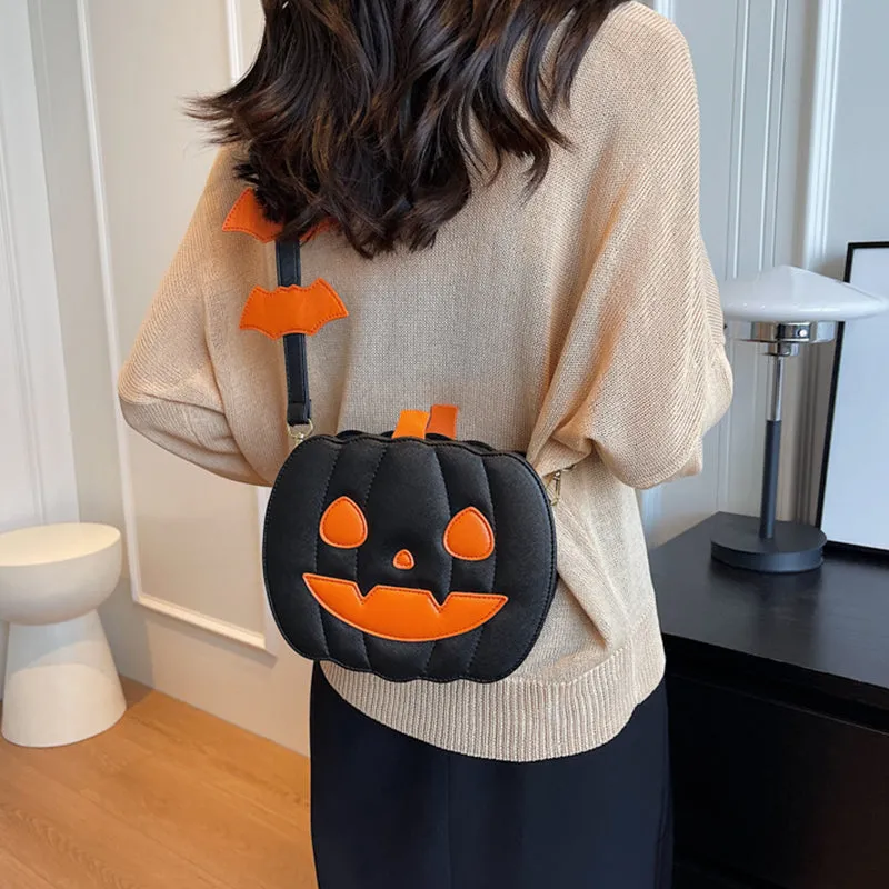 Halloween Pumpkin Cross Body Shoulder Bag