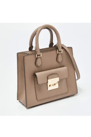 Haute Secret Shoppers - Michael Kors Beige Leather Tote