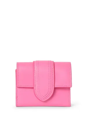 Jacquemus   Le Compact Bambino smooth leather wallet 