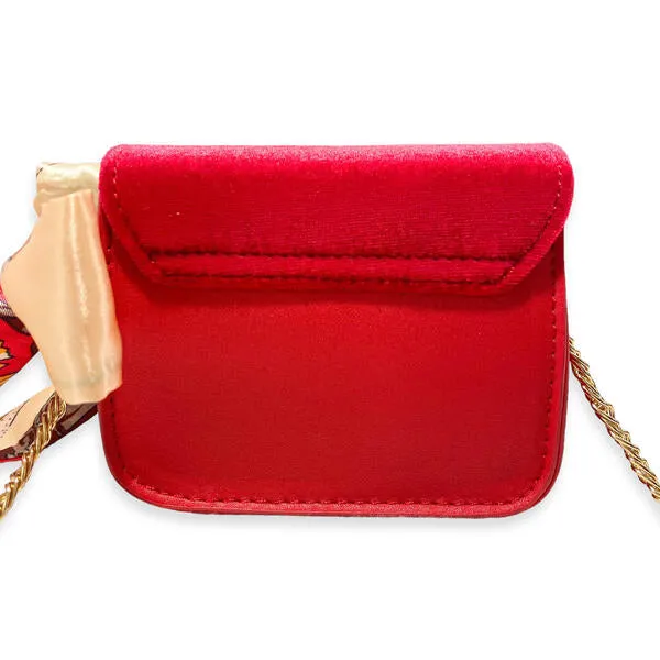 Jewel Glitter Mini Purse - red