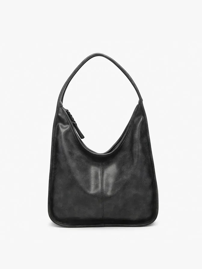 Joey Slouchy Hobo Bag - Charcoal