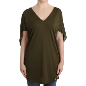 John Galliano Emerald Elegance Rayon Blouse