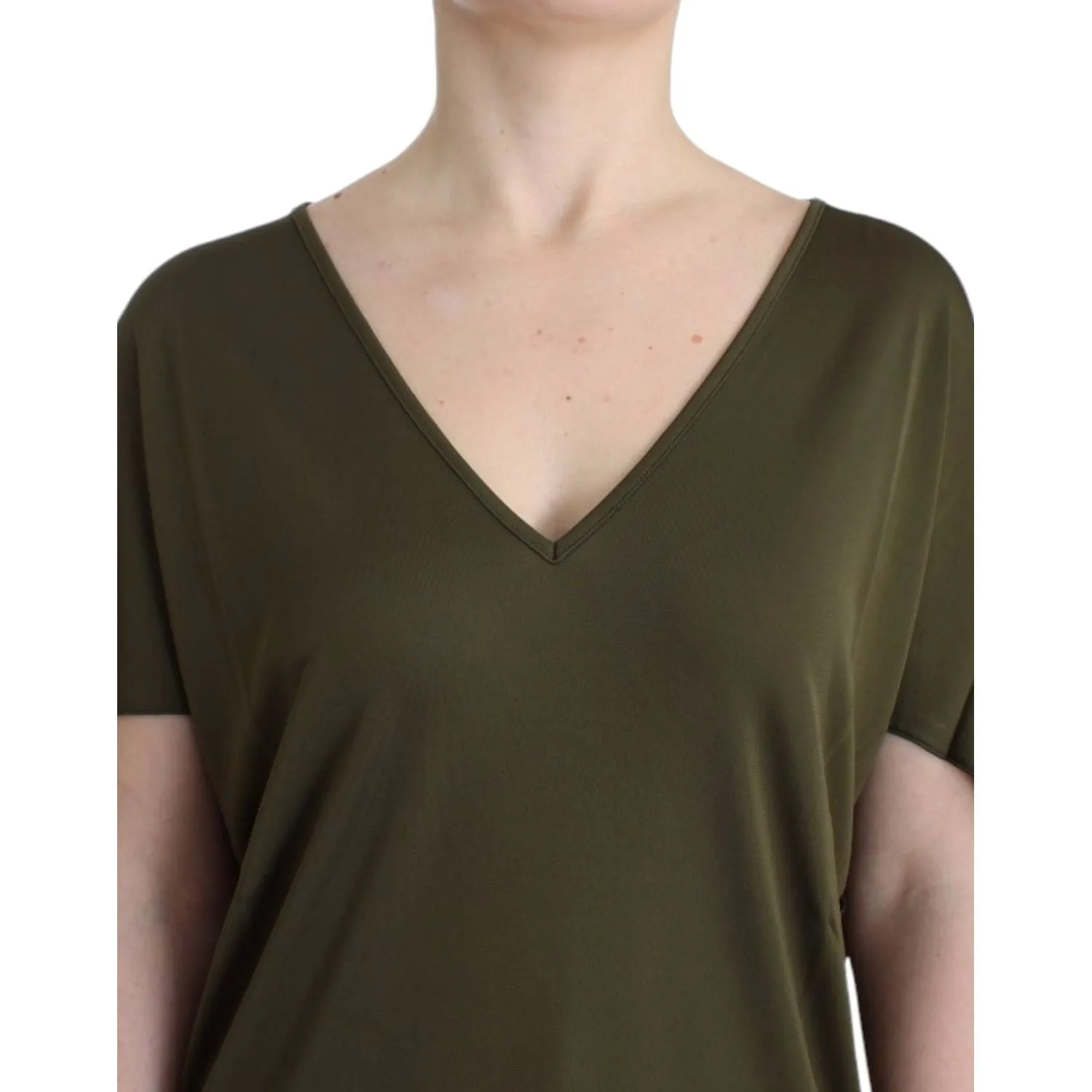 John Galliano Emerald Elegance Rayon Blouse