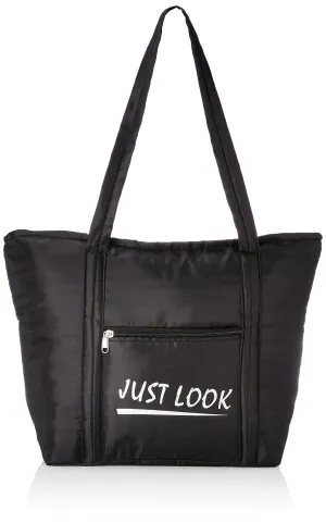 Kuber Industries Black Shopping Bag (NEWKUB0267)