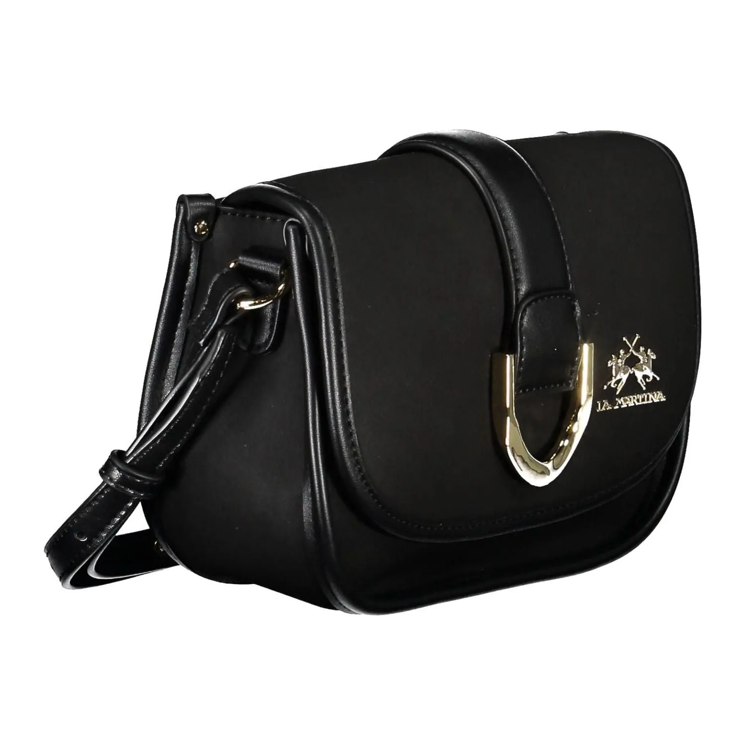 La Martina Black Polyethylene Women Handbag