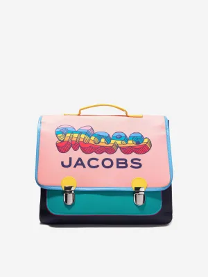 MARC JACOBS Girls Logo Print School Bag in Multicolour