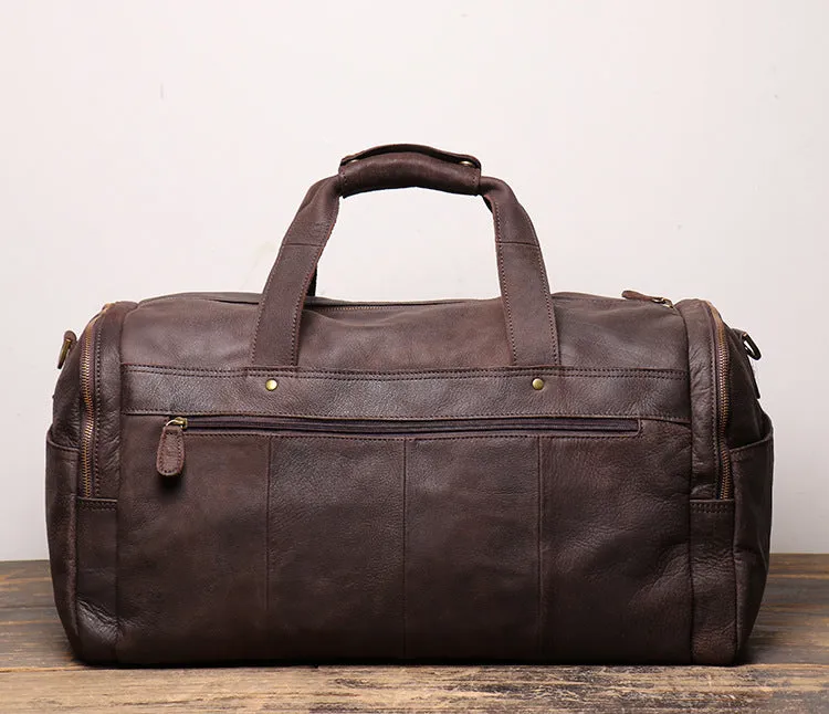 Men's Leather Duffle Bags for Travelling L1219-1