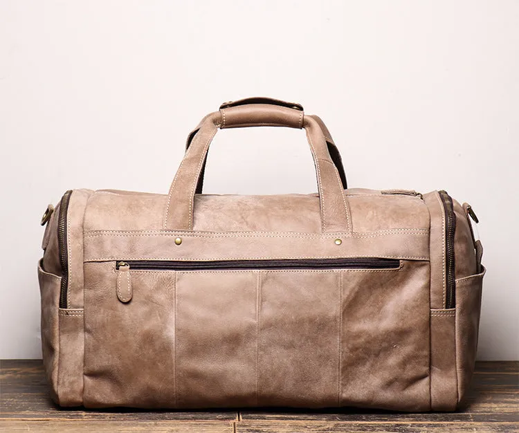 Men's Leather Duffle Bags for Travelling L1219-1