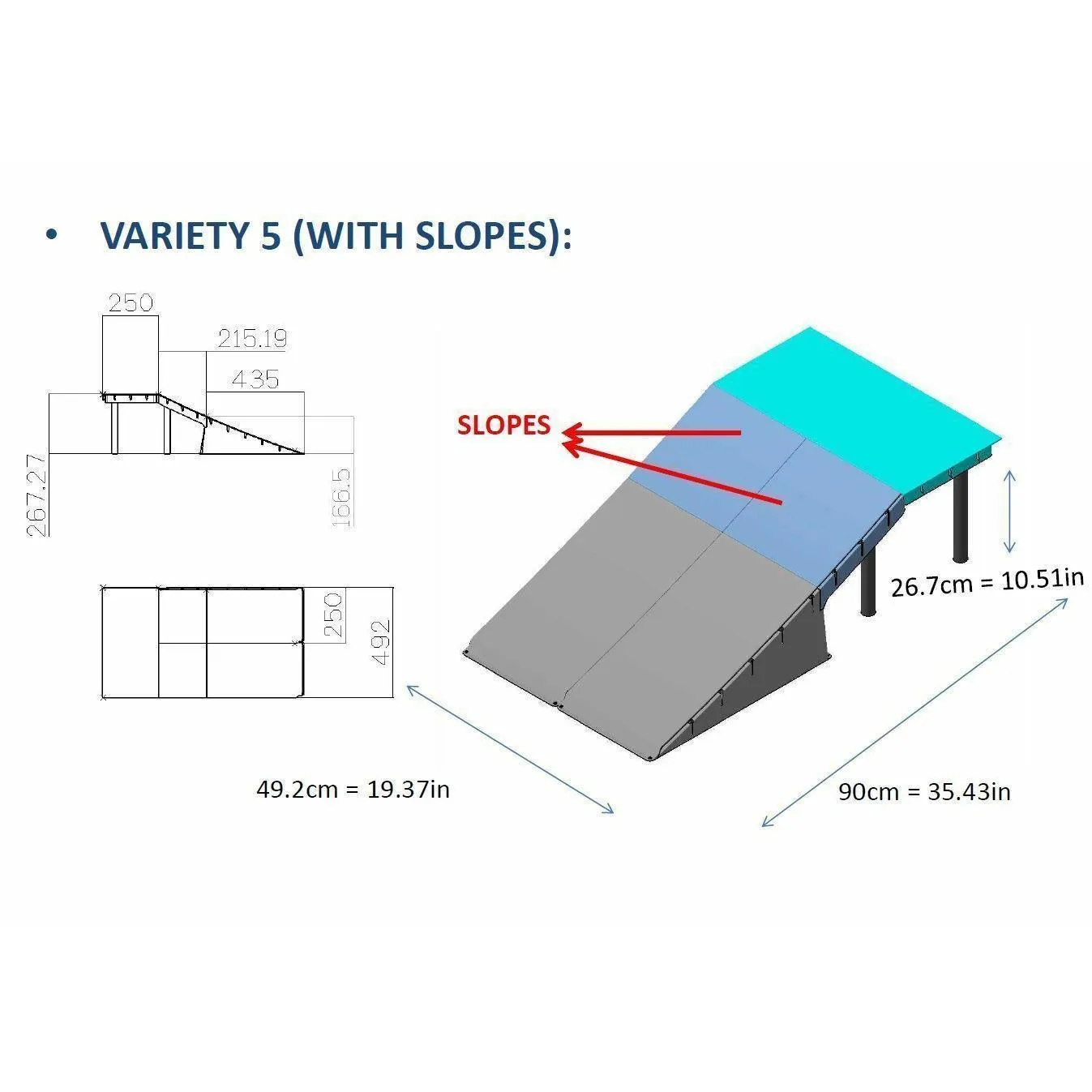 Multi-Functional 6-in-1 Ramp Set