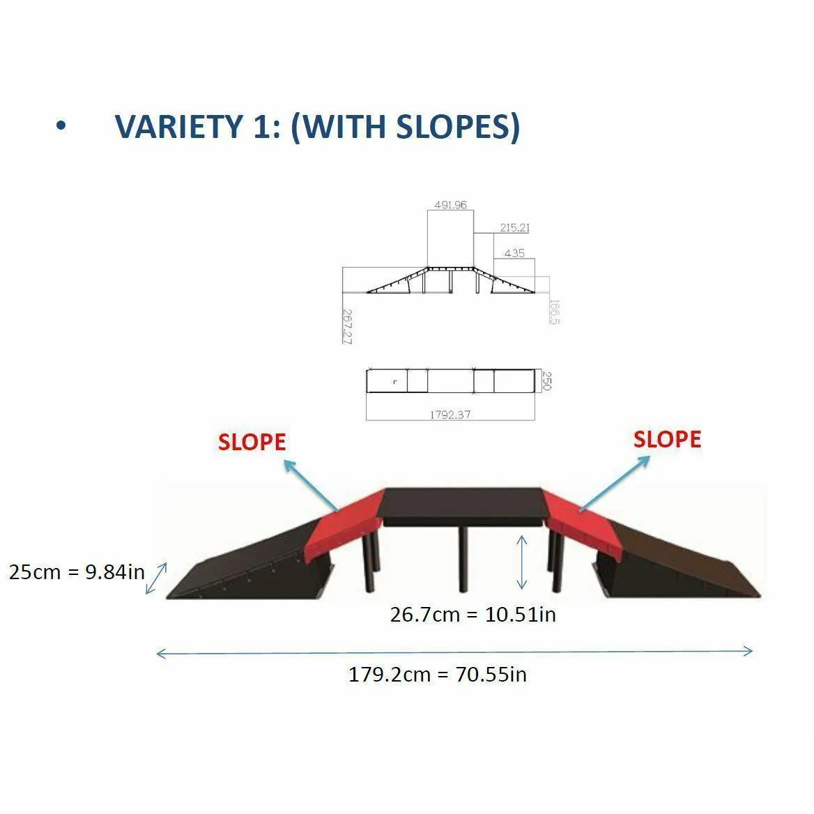 Multi-Functional 6-in-1 Ramp Set