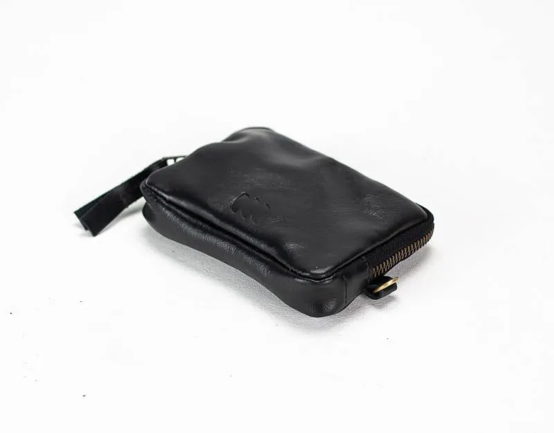 Myrto wallet - Black leather