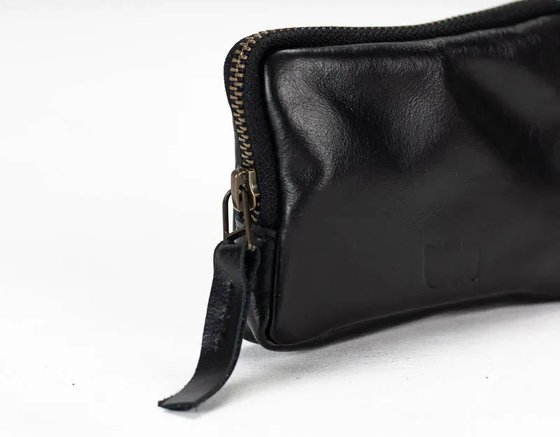 Myrto wallet - Black leather