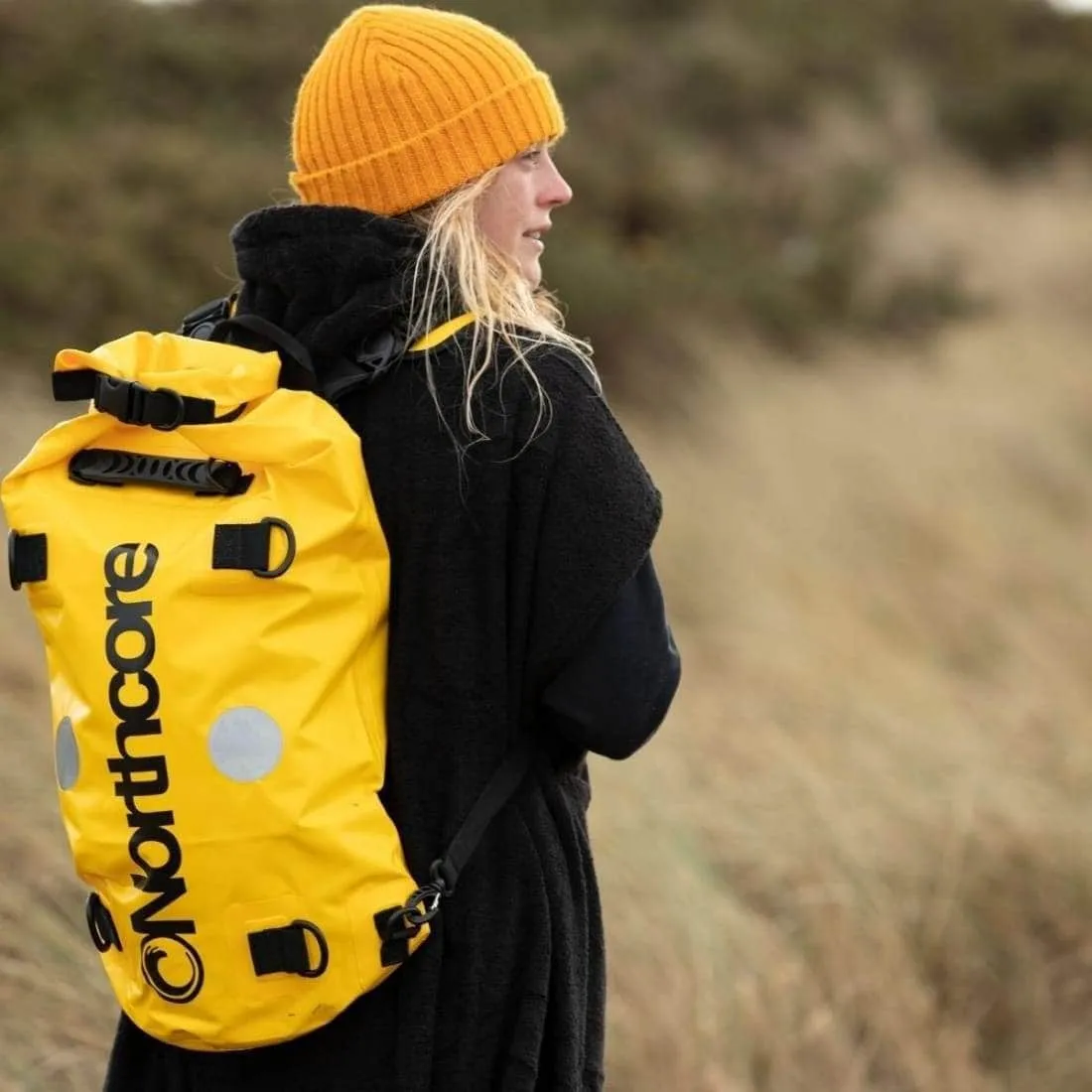 Northcore 30L Dry Bag Backpack - Yellow