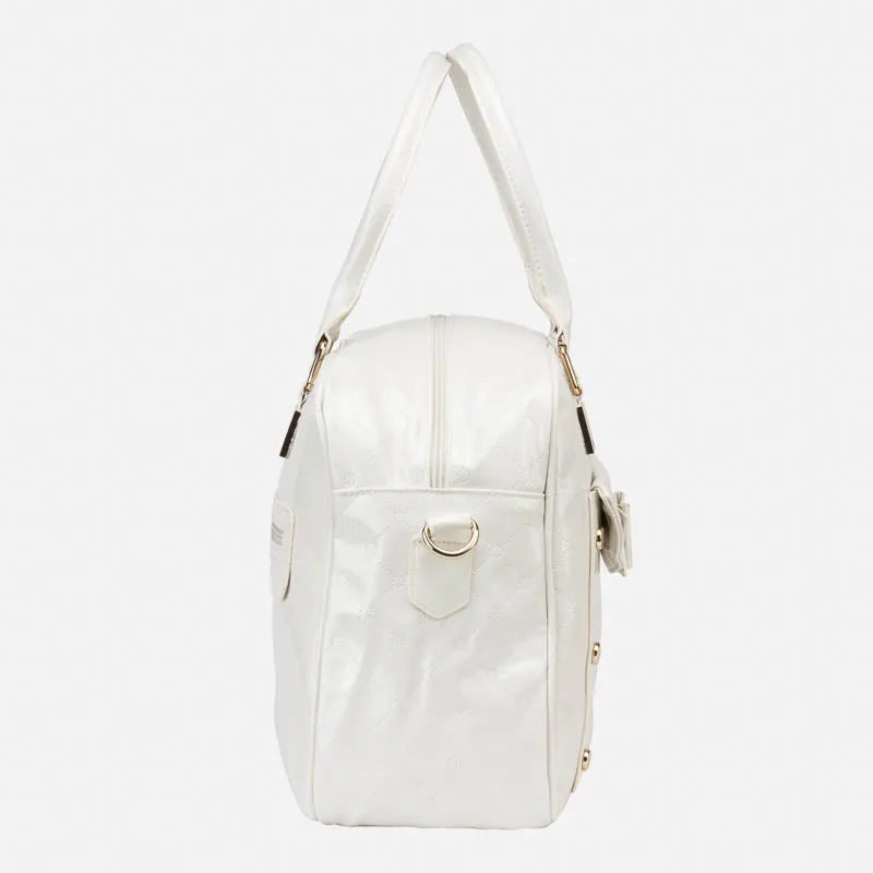 Patent Leather Cream Changing Bag