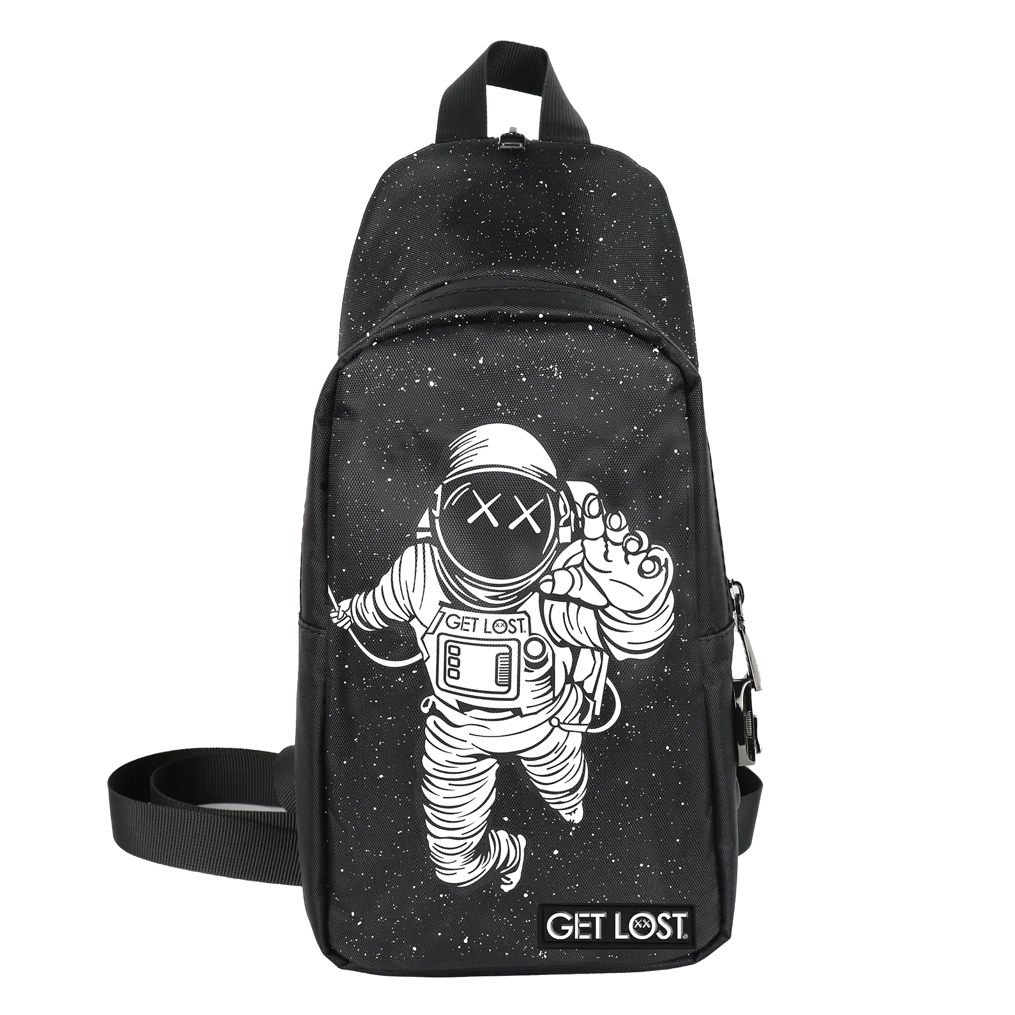 Smell-Proof Premium Convertible Shoulder Bag ( GET LOST ASTRONAUT)