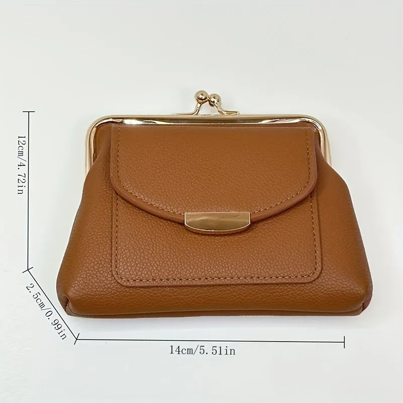 Stylish Retro Western Mini On-the-Go! Coin Purse –  Solid Colors