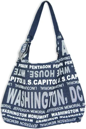 TBDC05 Robin Ruth Tote Bag - Big City - Navy Washington DC