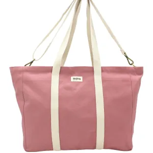 The Denim Weekend Bag - Blush